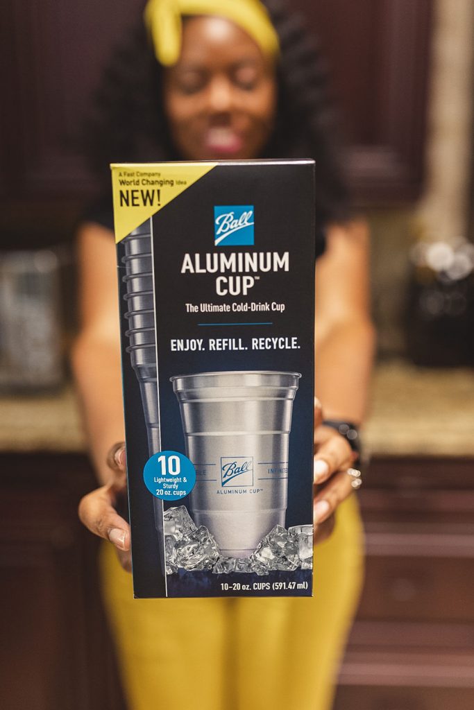 Ball Aluminum 10 Cups | The Ultimate 100% Recyclable Cold-Drink Cup 20 oz.  Cup